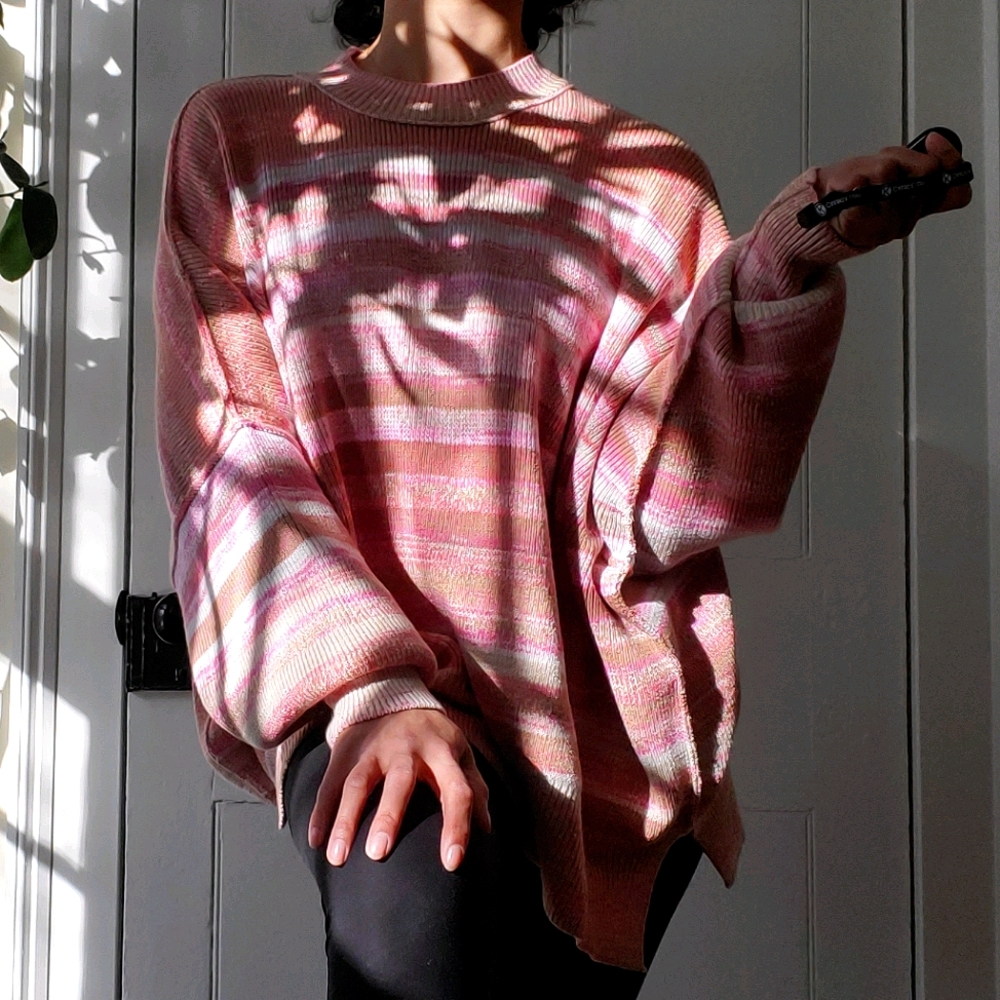 NWT Free People Easy Street Space Dye Sweater